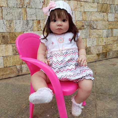 22'' Little Sweet Beautie Annabelle Reborn Baby Doll Girl