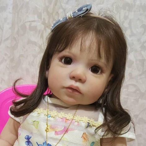 Lifelike 22'' Little Cute Aaliyah Reborn Baby Doll Girl