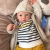 18'' Isaiah Realistic Cute Reborn Baby Doll