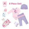 Adorable Adoption Reborn Baby Essentials-8Pcs Gift Set A