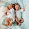 17Inch Truly Look Real Sleeping Reborn Twins Baby Girl Dolls Alessia And Alexiane Gift