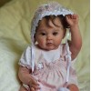 Realistic 20'' Little Cute Harlow Reborn Baby Doll Girl- So Truly Lifelike Baby