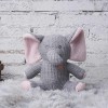 [New] Calming Toy Knitted Doll-Best companionship for Baby- Elephant
