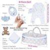 [It'S A Boy!] Adoption Reborn Baby Essentials-8Pcs Gift Set