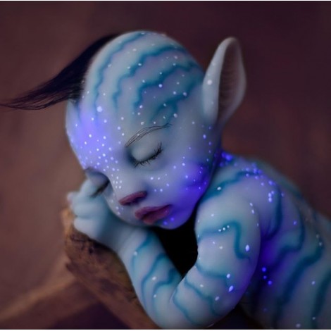 20'' Realistic Reborn Afra Handmade Fantasy Baby Boy Doll