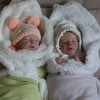 17.5'' Realistic Twin Brothers Little Reyna And Kyra Reborn Baby Doll