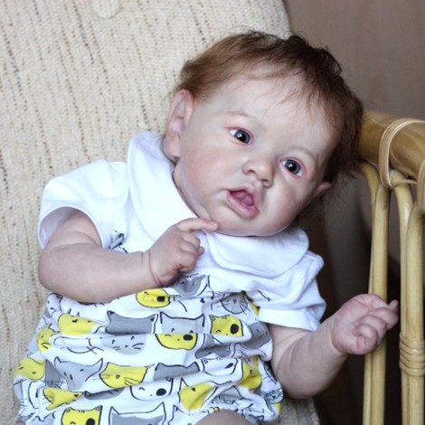 22'' Beautifully Handcrafted Madeline Reborn Baby Doll Boy