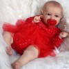 22 Inch Little Cute Handmade Baby Lillian Reborn Baby Girl, Best Doll Gift For Kids