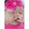 17 Inch Real Lifelike Giovanna Reborn Baby Doll Girl, Handmade Baby Doll Toy For Ages 3+ (M) (A)