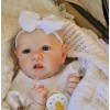 22'' Little Bald Sariah With Blue Eyes Reborn Handmade Baby Doll Girl