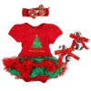 Reborn Baby Doll Clothes Outfit For 20-24 Inch Reborns Newborn Matching Clothing Red Dress Four-Piece Set Kids Toys Gift