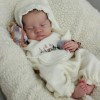 20'' Little Aland Reborn Baby Doll Girl, Lifelike Soft Vinyl Doll, Children Gifts