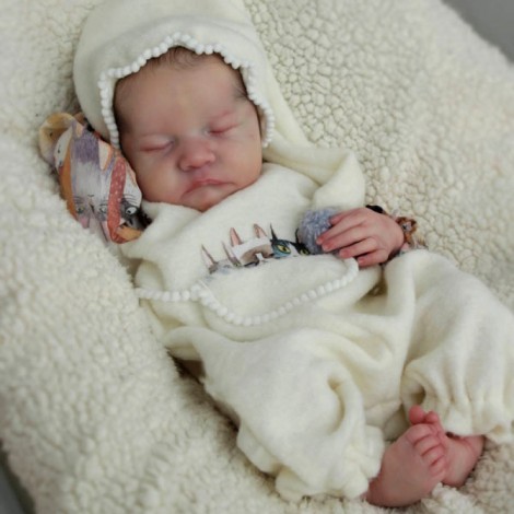 20'' Little Aland Reborn Baby Doll Girl, Lifelike Soft Vinyl Doll, Children Gifts