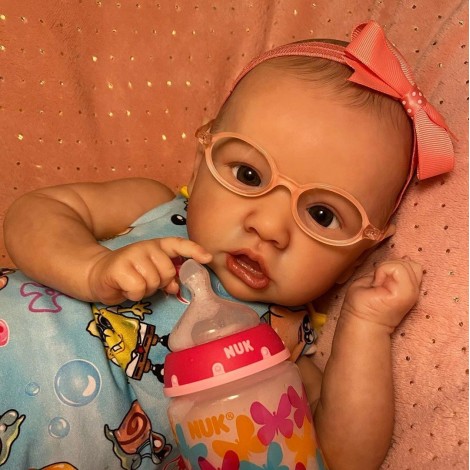 Lifelike 22'' Little Cute Kellee Reborn Baby Doll Girl