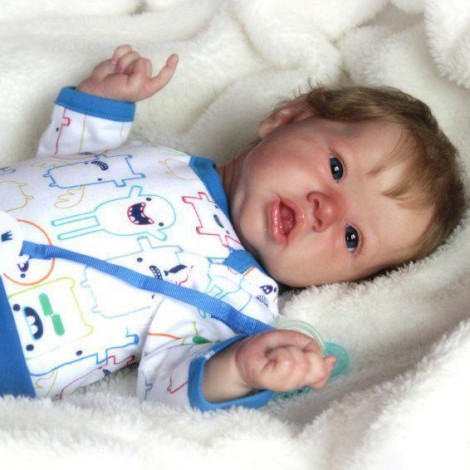 22'' Reborn Baby Girl Michelle , Realistic Lifelike Handmade Doll Gift