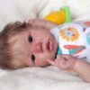 22'' Reborn Baby Girl Michelle , Realistic Lifelike Handmade Doll Gift