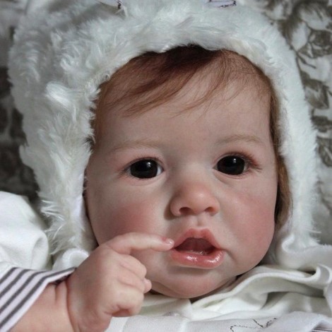 22'' Reborn Baby Girl Vivian , Beautiful Handmade Doll Gift