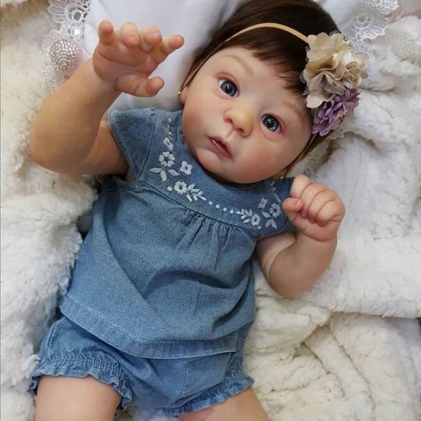 Realistic 21'' Janelle New Silicone Reborn Baby Doll