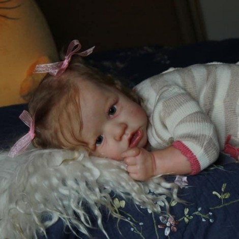 22'' Handmade Realistic Brinley Reborn Baby Doll Girl