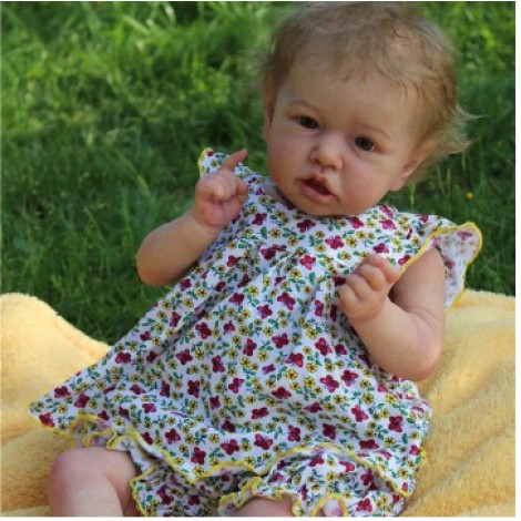 22'' Little Cute Dalary Reborn Baby Doll Girl Realistic Toys Gift Lover