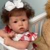 22'' Pretty Erica With Brown Hair And Eyes Reborn Baby Doll Girl, Lifelike Realistic Baby Doll