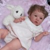 22'' Sweet Caroline Reborn Baby Doll, Soft Silicone Realistic Looking Newborn Vinyl Dolls