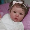 22'' Sweet Caroline Reborn Baby Doll, Soft Silicone Realistic Looking Newborn Vinyl Dolls