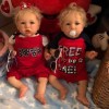 22'' Lifelike twin Tameka and Klein Reborn Baby Toy Girls