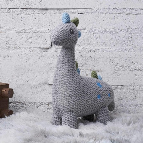 [New] Calming Toy Knitted Doll-Best companionship for Baby- Dinosaur