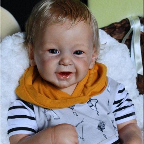 [New] Realistic 21'' Meko New Silicone Reborn Baby Doll