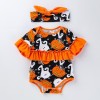 Pumpkin Ghost Romper Suit for 20