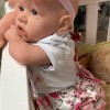 22'' Twin Sister Erica And Adele Reborn Baby Doll Girl, Beautiful Handmade Baby Doll