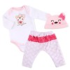 Reborn Dolls Baby Clothes Pink Outfits For 20