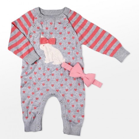 Reborn Dolls Baby Clothes Grey Outfit For 20