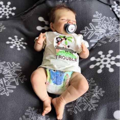 Realistic 20'' Little Lovely Owen   Reborn Baby Doll Boy - So Truly Lifelike Baby