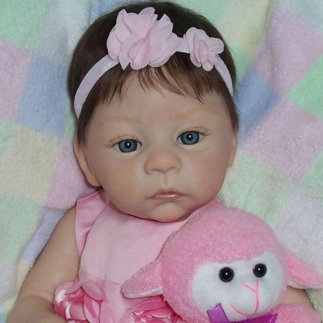 Realistic 21'' Zahra New Silicone Reborn Baby Doll