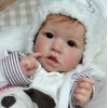 22'' Reborn Baby Girl Vivian , Beautiful Handmade Doll Gift