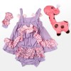 Reborn Dolls Baby Clothes Purple Outfits For 20
