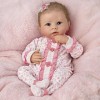 22'' Little Katie With Brown Hair And Blue Eyes Reborn Baby Doll
