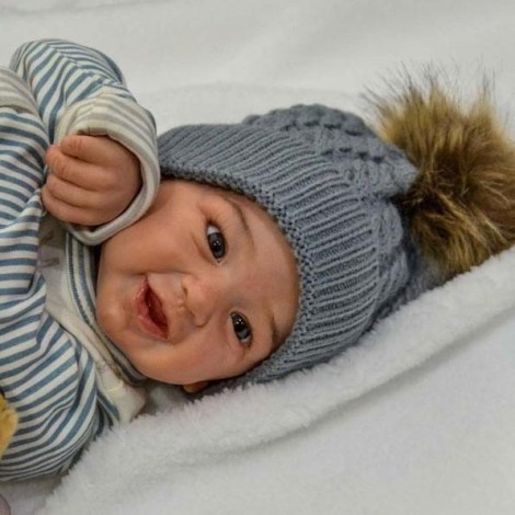 [New] Realistic 21'' Lorena New Silicone Reborn Baby Doll