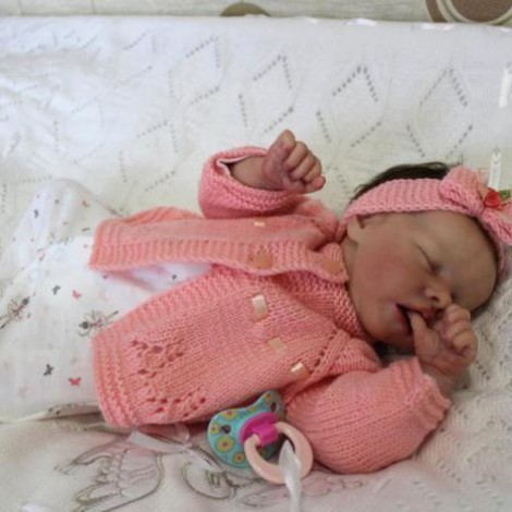 17'' Real Lifelike Halle Reborn Baby Doll Girl Toy