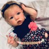 [Heartbeat & Sound] 22'' Budey Touch Real Reborn Baby Doll Girl with Coos and 