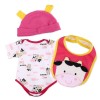 Reborn Dolls Baby Clothes Toy Cow Outfit For 20