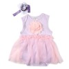 Reborn Dolls Baby Clothes Purple Dress For 20