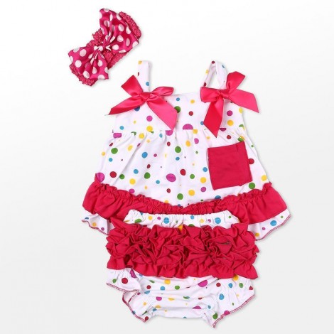 Reborn Dolls Baby Clothes Red Outfit For 20