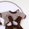 Reborn Dolls Baby Clothes Brown Outfits For 20