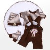Reborn Dolls Baby Clothes Brown Outfits For 20