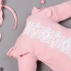Pink Lace Sweet Princess Bodysuit For 22'' Reborn Baby Doll Girl