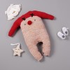 Red Fawn Knitted Comfortable Jumpsuit For 22'' Reborn Baby Doll Boy/Girl