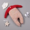 Red Fawn Knitted Comfortable Jumpsuit For 22'' Reborn Baby Doll Boy/Girl